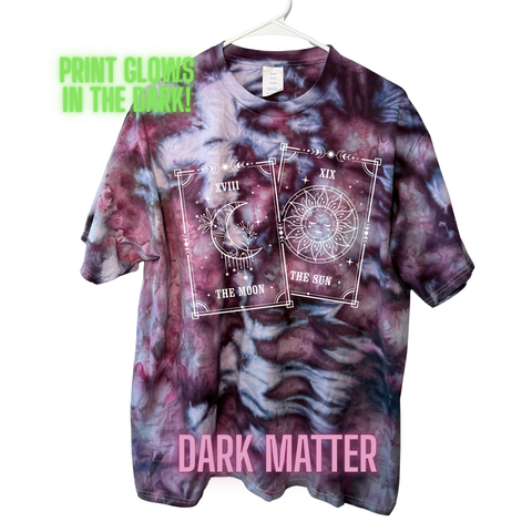 Galaxy Tie Dye T-Shirts (with optional glow in the dark print)