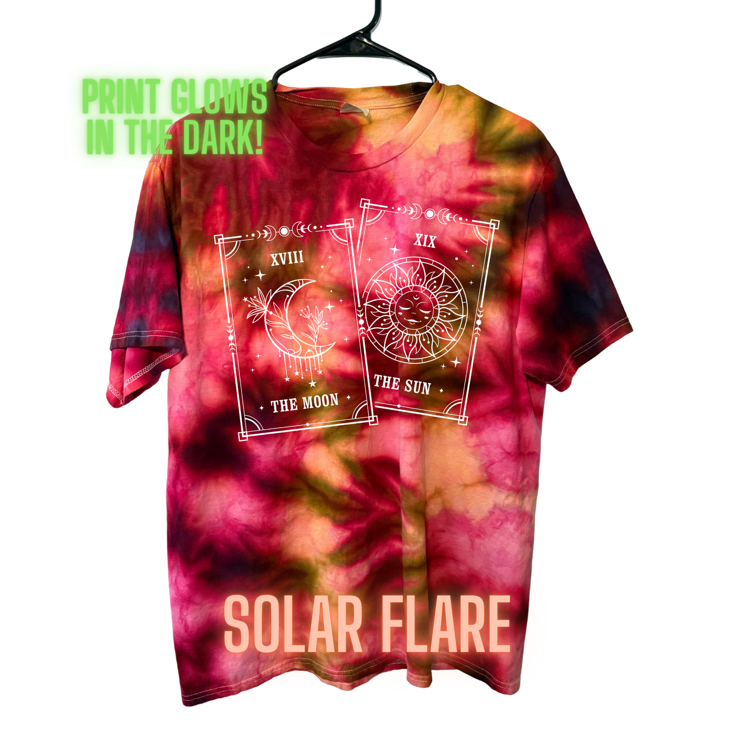 Galaxy Tie Dye T-Shirts (with optional glow in the dark print)