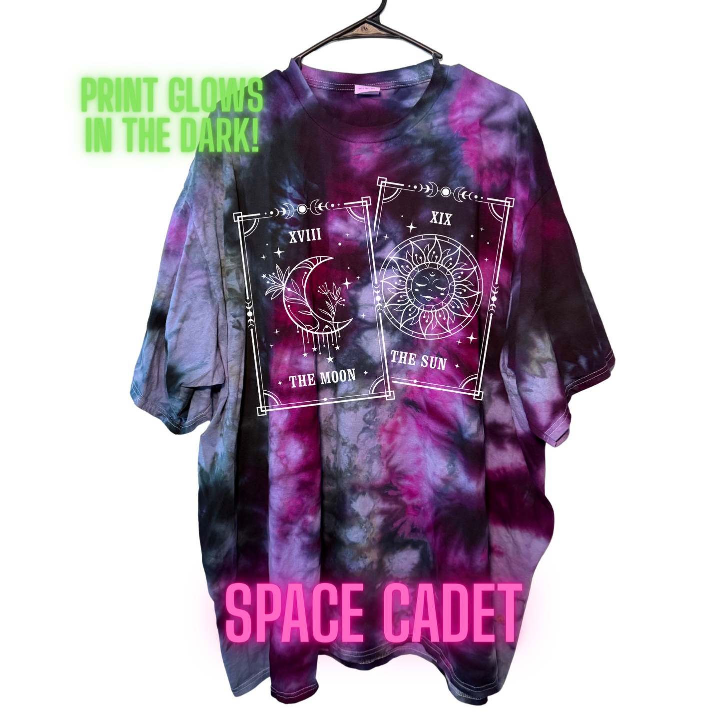 Galaxy Tie Dye T-Shirts (with optional glow in the dark print)