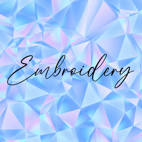 **NEW** Embroidery