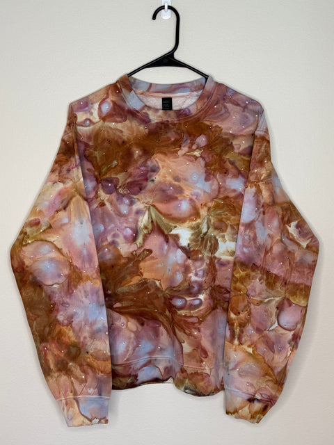 Large crewneck with Austrian Crystals