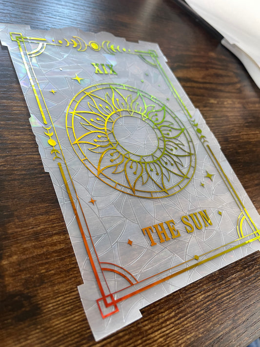 Sun and Moon Tarot Card Suncatchers