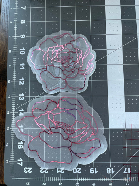 Peony Suncatchers (set of 2)
