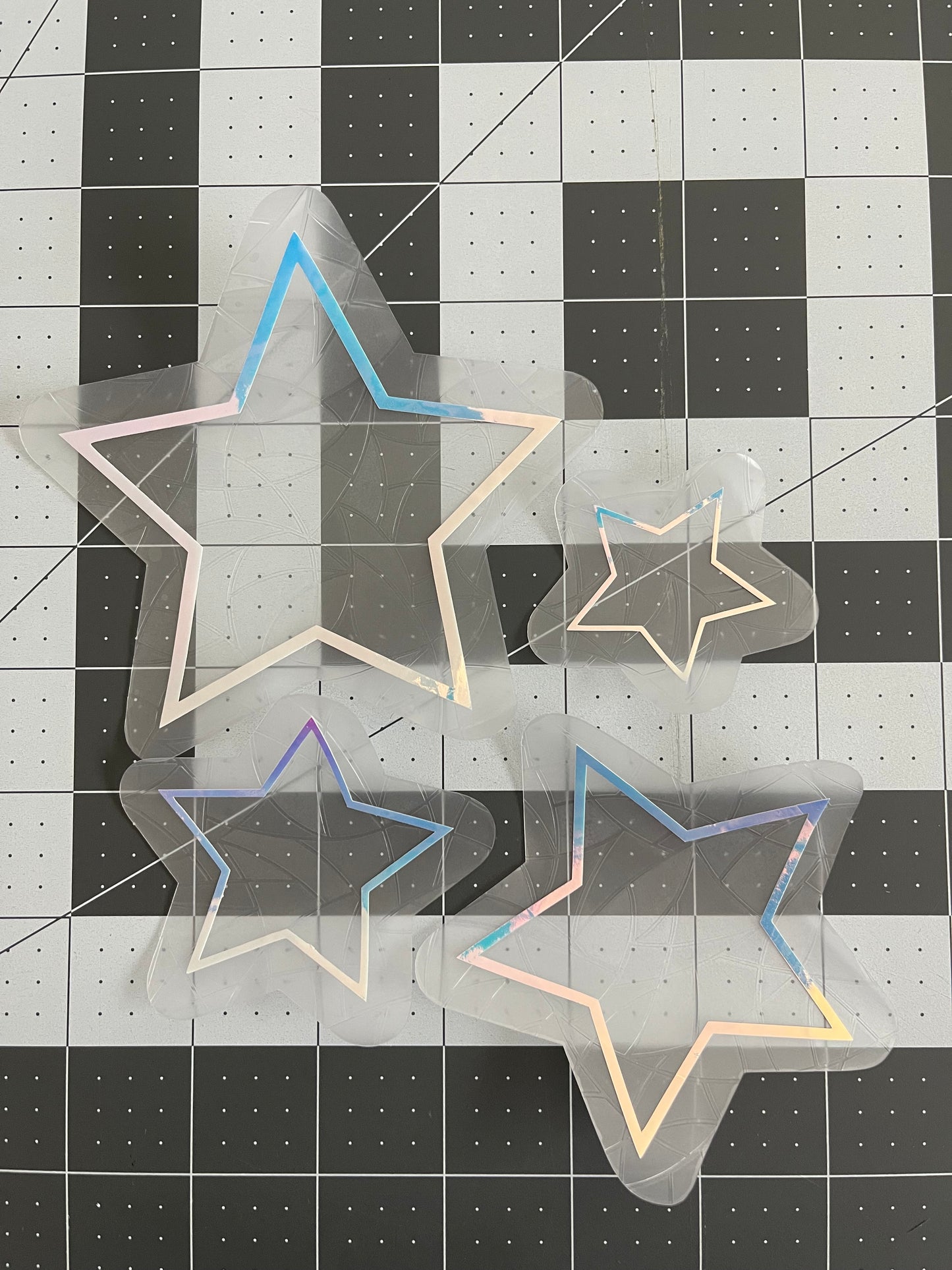 Glow in the dark stars (set of 4 stars)