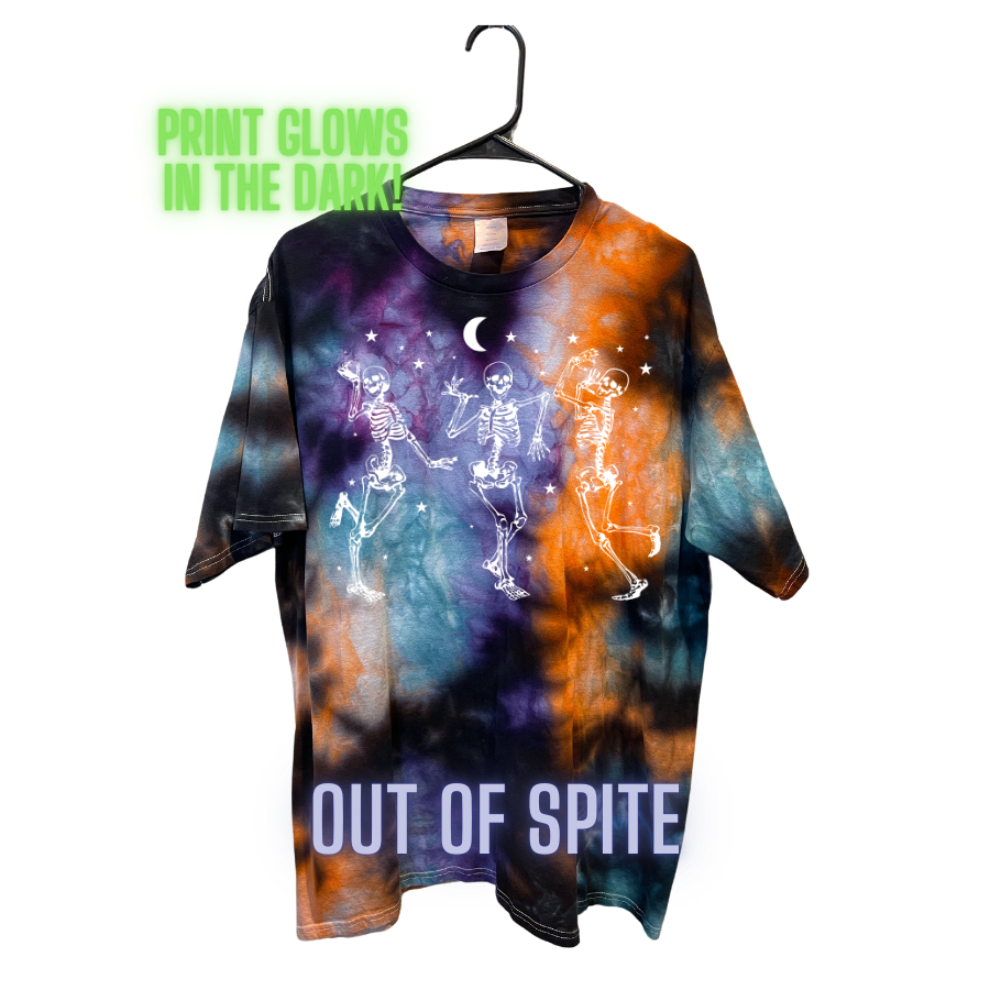 Glow in the Dark Dancing Skeleton Shirts