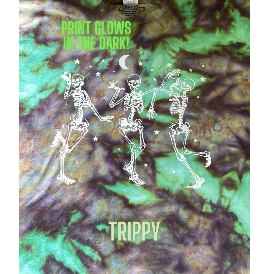 Glow in the Dark Dancing Skeleton Shirts